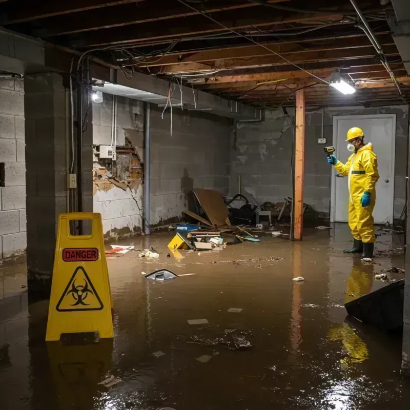 Flooded Basement Electrical Hazard in Cabo Rojo Municipio, PR Property