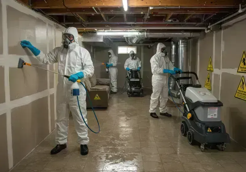 Basement Moisture Removal and Structural Drying process in Cabo Rojo Municipio, PR